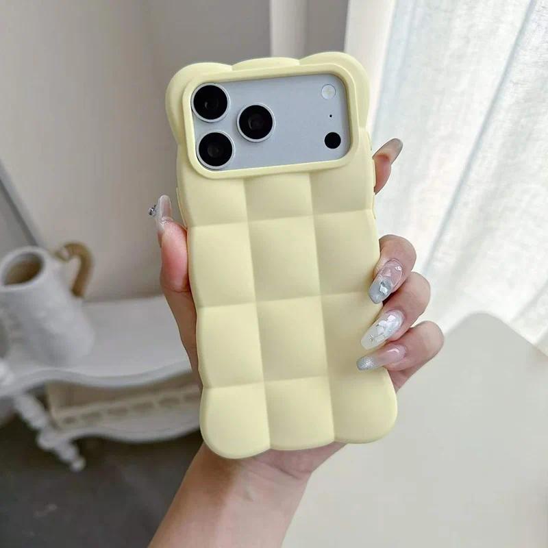 Cloud Shape Phone Cases for IPhone 18 Pro Max 17 16 15 14 13 Plain TPU Soft Back Cover
