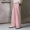 Chenchenma Girls' New Chinese Style Bamboo Wide-Leg Anti-Mosquito Pants