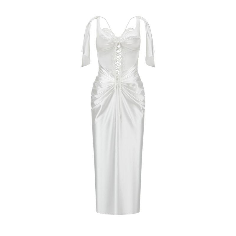 

Lacemade Retro Knitting Pearlescent Dress Fishbone