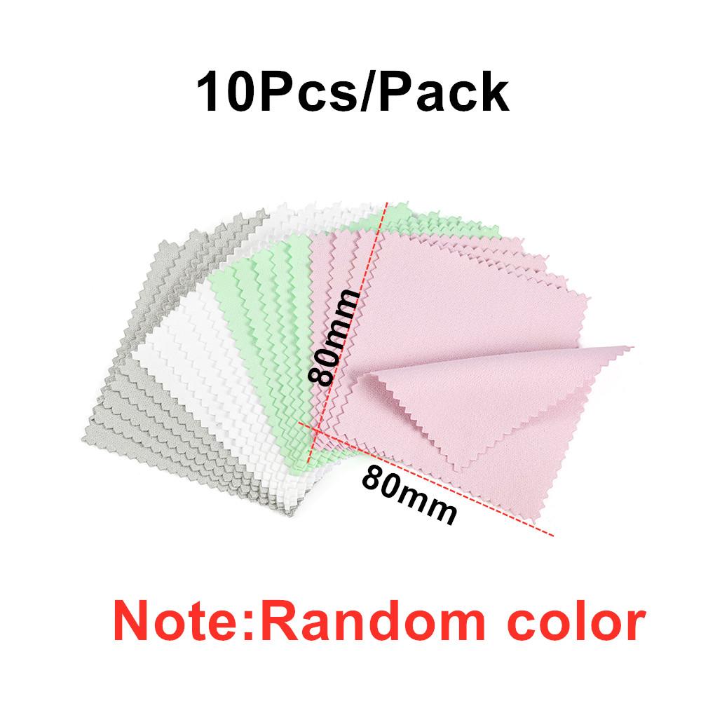 10-50pcs Polish Polishing Cloth Silver Color Cleaning  Polishing Cloth Soft Clean Wipe Wiping Cloth For Silver Gold Jewelry Tool