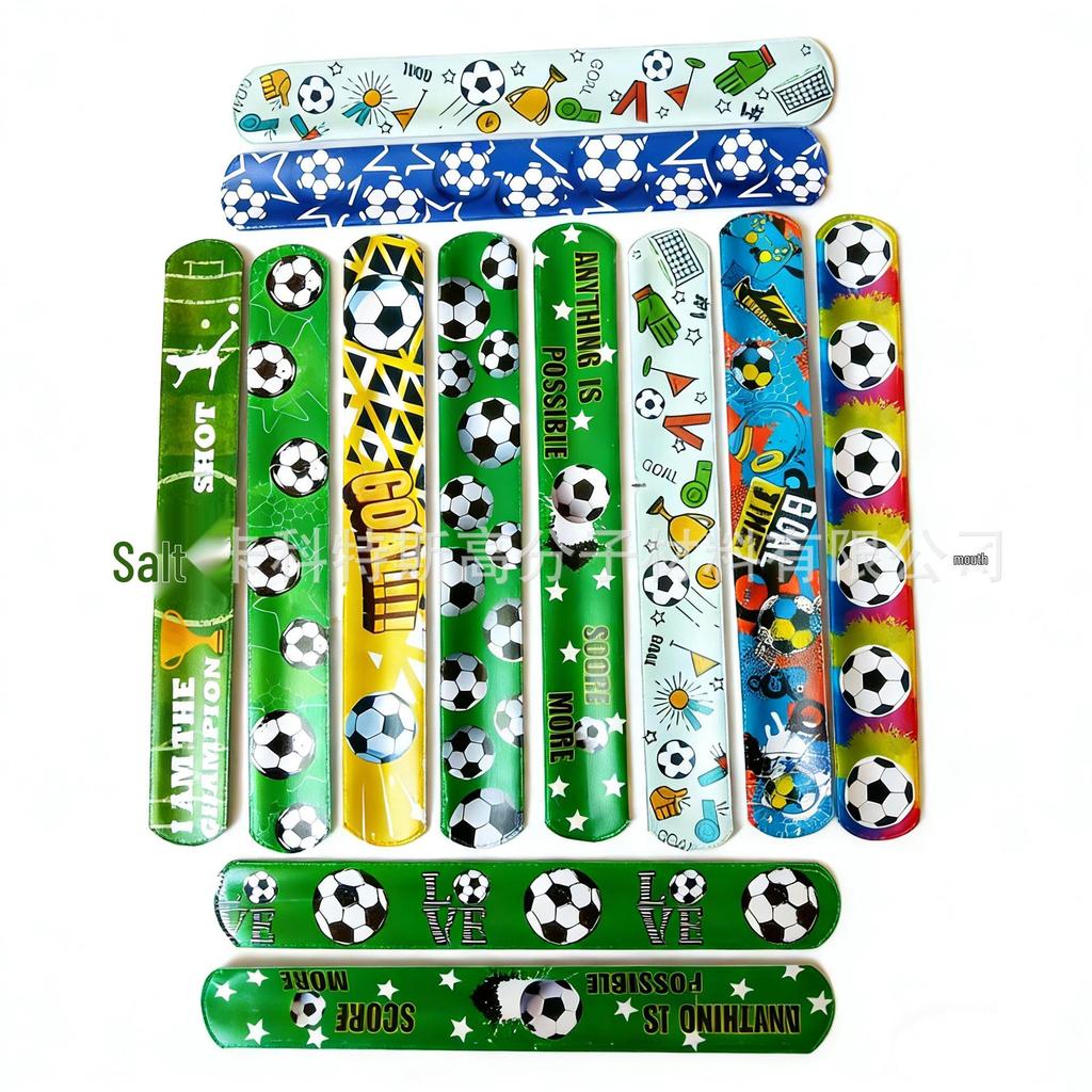 2026 World Cup Football Slap Bracelet for Kids - Pat-Pat Circle Design