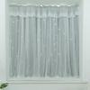 2PCS Finished Curtain Princess Style Ins Blackout Bedroom Hook Curtain Hollow Out Star Cloth Gauze Bay Window Curtain
