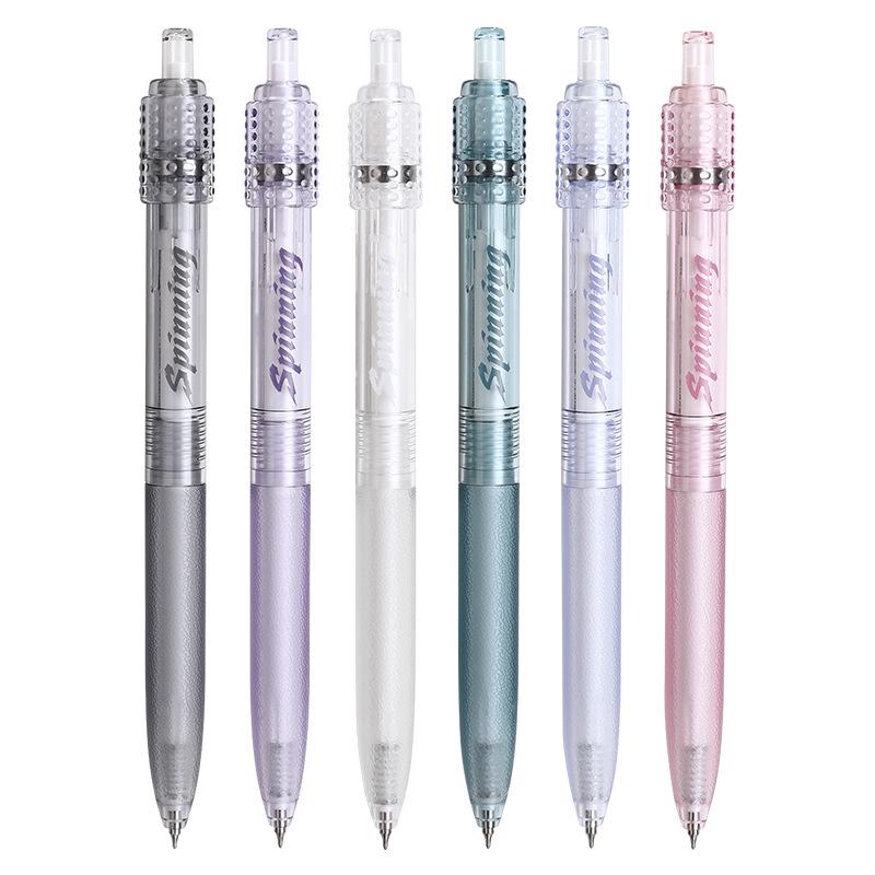 Spin-Spin Decompression Pen 2nd Gen: Creative Quick-Drying Fingertip Spinner Ballpoint for Study