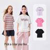 Balabala Girls' Printed Short Sleeve T-Shirt