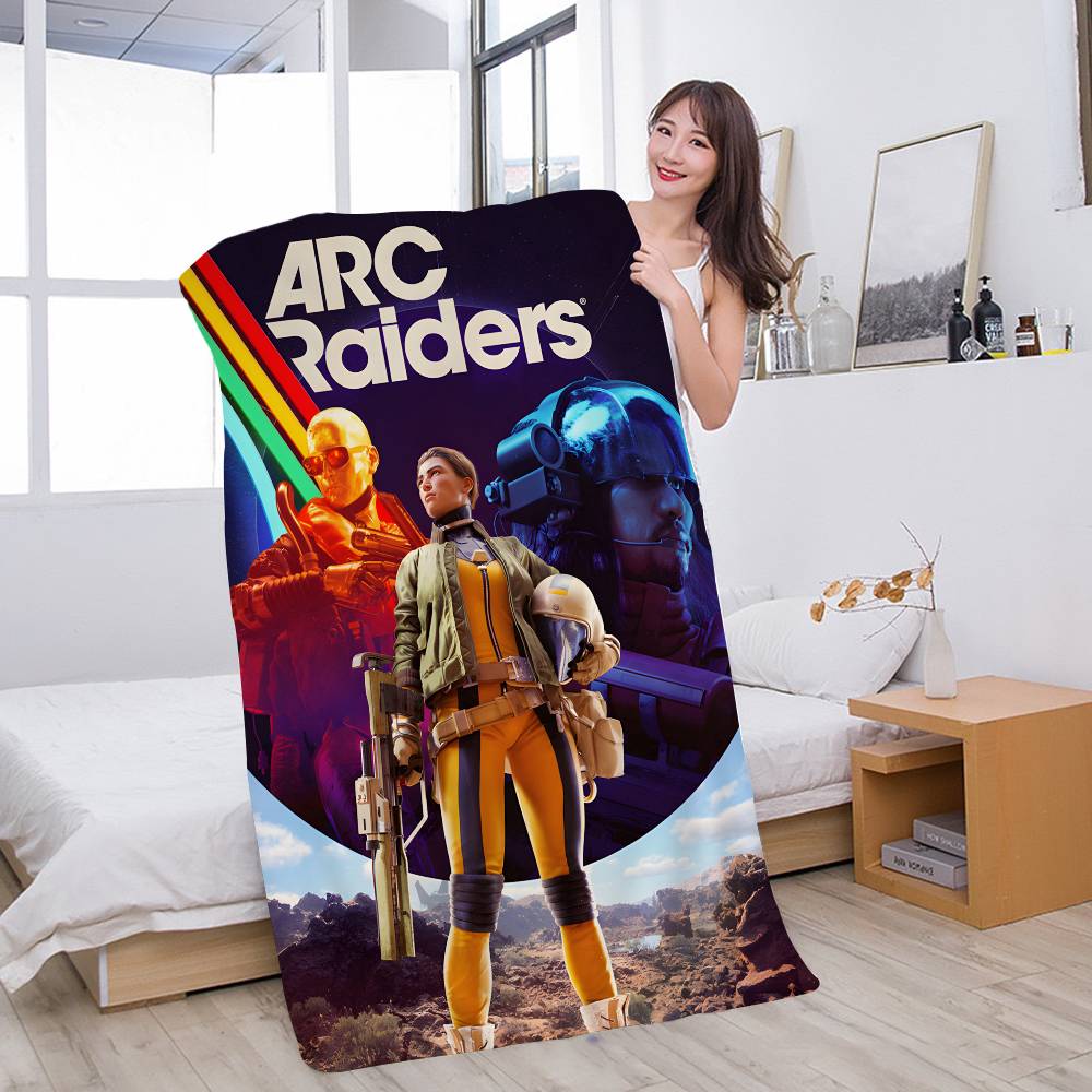 Game A-arc Raiders Bath Towel Microfiber Soft Water Absorbing Breathable For Girl Kids Decorative Cartoon Beach Towel