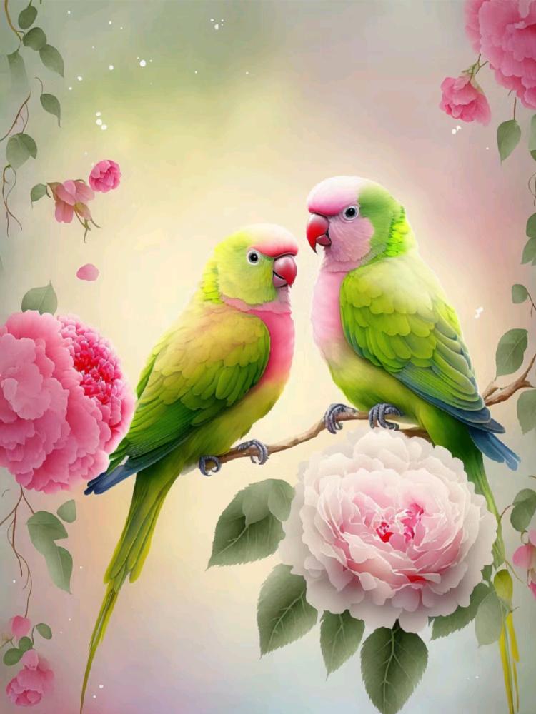 Full Square/Round Drill Diamond 5D DIY Diamond Painting Flower Bird Animal Embroidery Mosaic Cross Stitch Kit Home Decor Gift