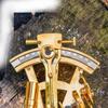 Ručně vyrobený mosazný sextant 10,16 cm Leštěný Námořní námořní dekorace Vánoce Nový rok Svatba Výročí Dárek pro ni pro něj