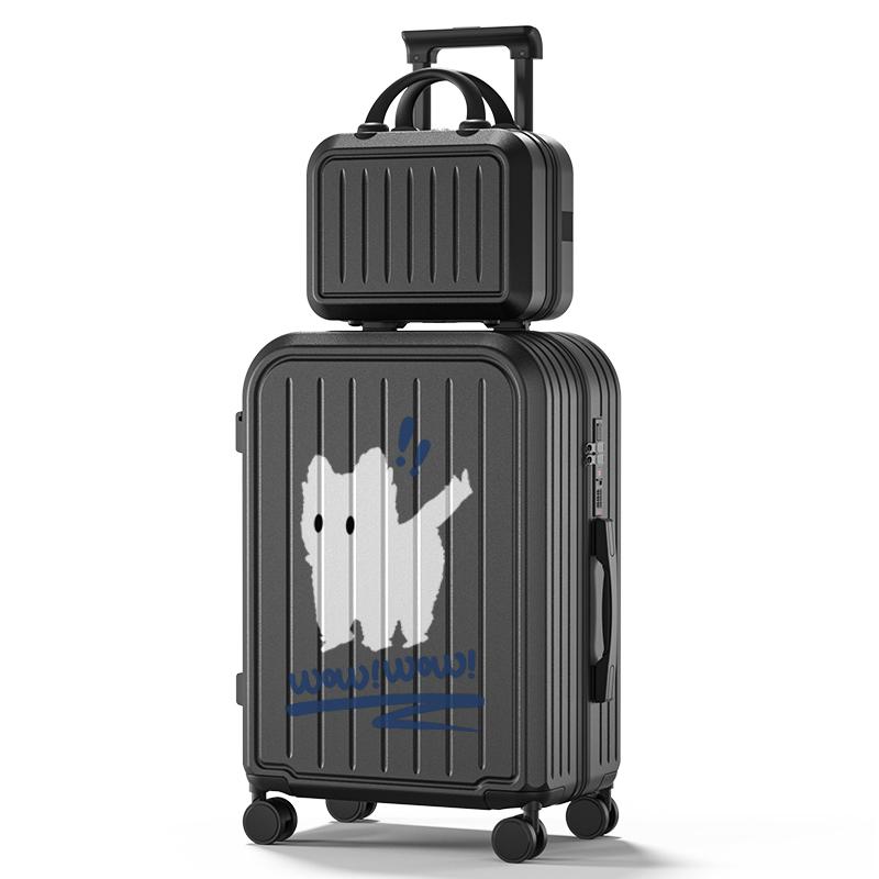Zecedo ABS+PC Travel Luggage 20 Inch, 24 Inch, 26 Inch, 22 Inch, 28 Inch Unisex Multicolor BJ-A395