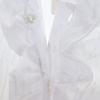 unused NARACAMICIE Striped Pattern Short sleeve Frill blouse Tagged Women Used