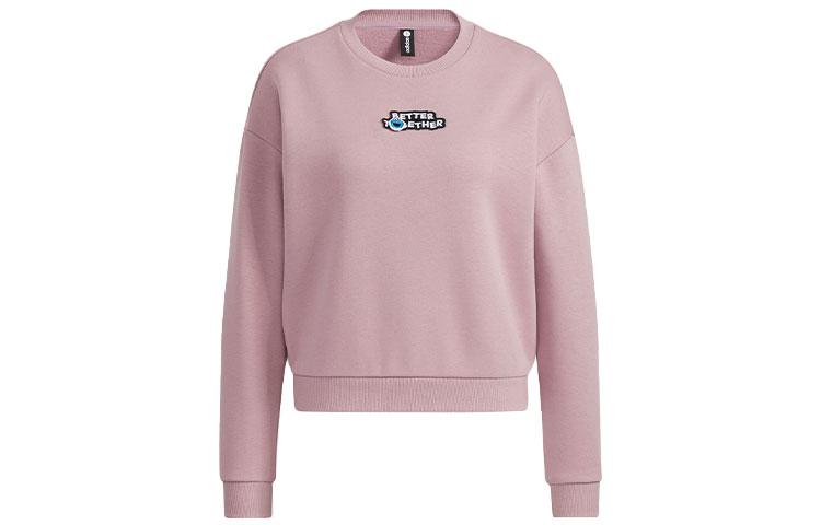 Adidas Neo X SESAME STREET Sesame Street Co Branded Collection Sweatshirts Women s Purple Pink Crew Neck Moderate Regular HD7284 M