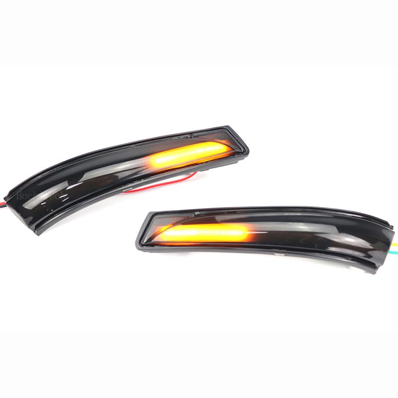 Dynamic Black LED Turn Signal Light Sequential Rearview Mirror For Hyundai Elantra Avante MK5 MD UD 11-15, i30 GD Veloster 11-15