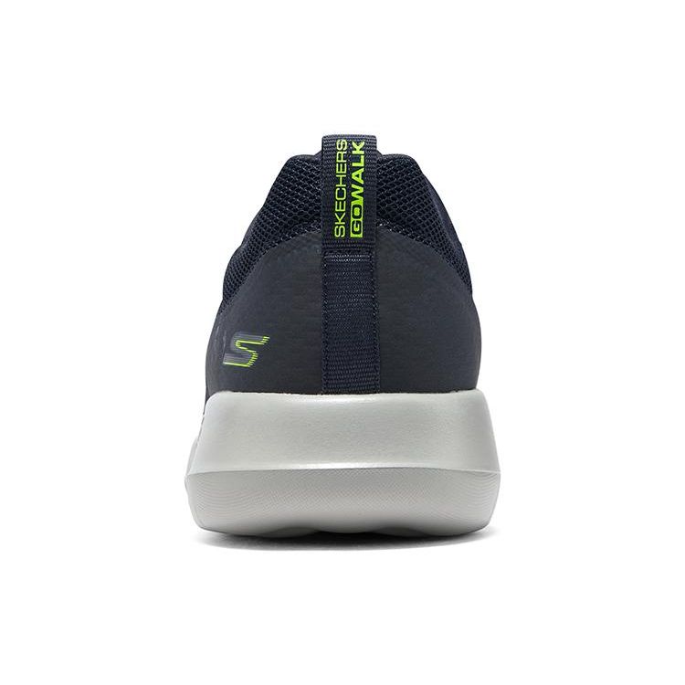 Skechers Go Walk Max Mesh Fabric Round Toe Lace-Up Low-Top Casual Shoes Men Sneakers Blue 216235-NVY