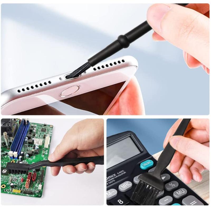 1Set Laptop Cleaning Kit Portable Cleaning Brush Nylon Brush Machine Cleaning Brush Razor Cleaning Brush Keyboard Cleaning Kit