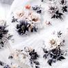 2M/Roll Black and White Flower PET Tape Ink Style Decorative Tape for Card Making Scrapbooking Planner Journal Stationery