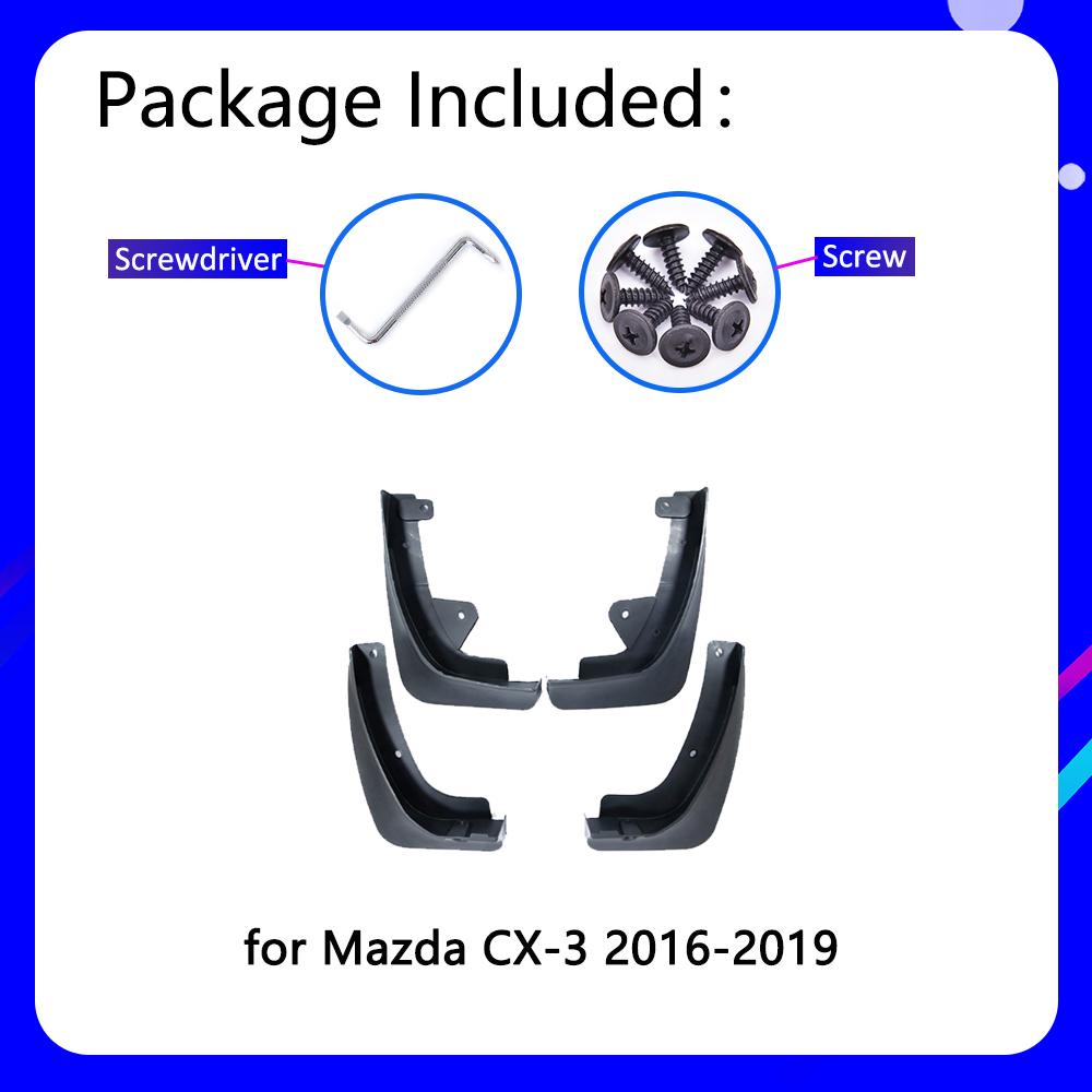 

Брызговики подходят для Mazda CX-3 2016 2017 2018 CX3 CX 3 автомобильные аксессуары брызговик Fender авто замена