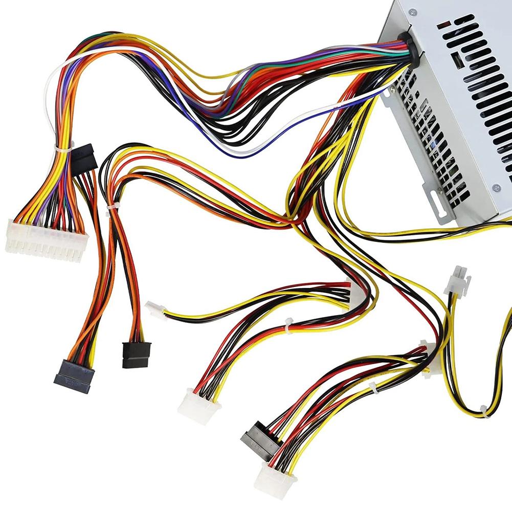 ATX 24-pin 400W PC PSU For PC Repair Multiple Safety Protections Overcurrent Protection Switching Power Supply