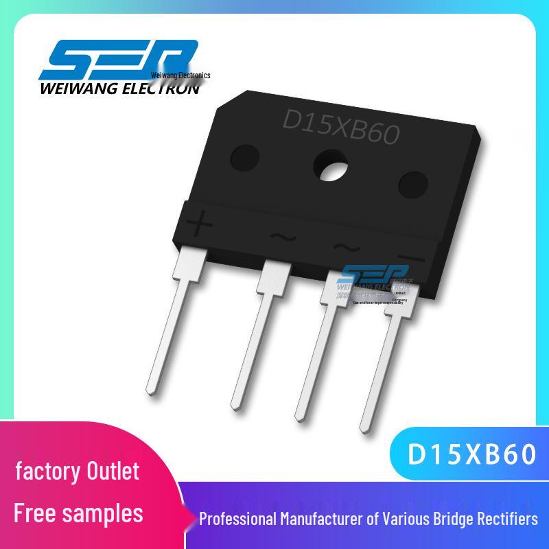 SEP Original D15XB60 Rectifier GBJ Package 15A 600V Bridge Stack