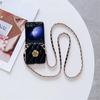 Crossboby Phone Case for Samsung Galaxy Z Flip 6 5 4 3 Flip5 Flip4 Flip3 5G Chain Cord Rope Strap Protective Shockproof Cover