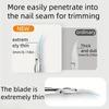 Stainless Steel Ingrown Toenail Clippers Slanted Design with Extended Tip for Thick Soft Nails Eagle Beak Nail Clippers  Gift