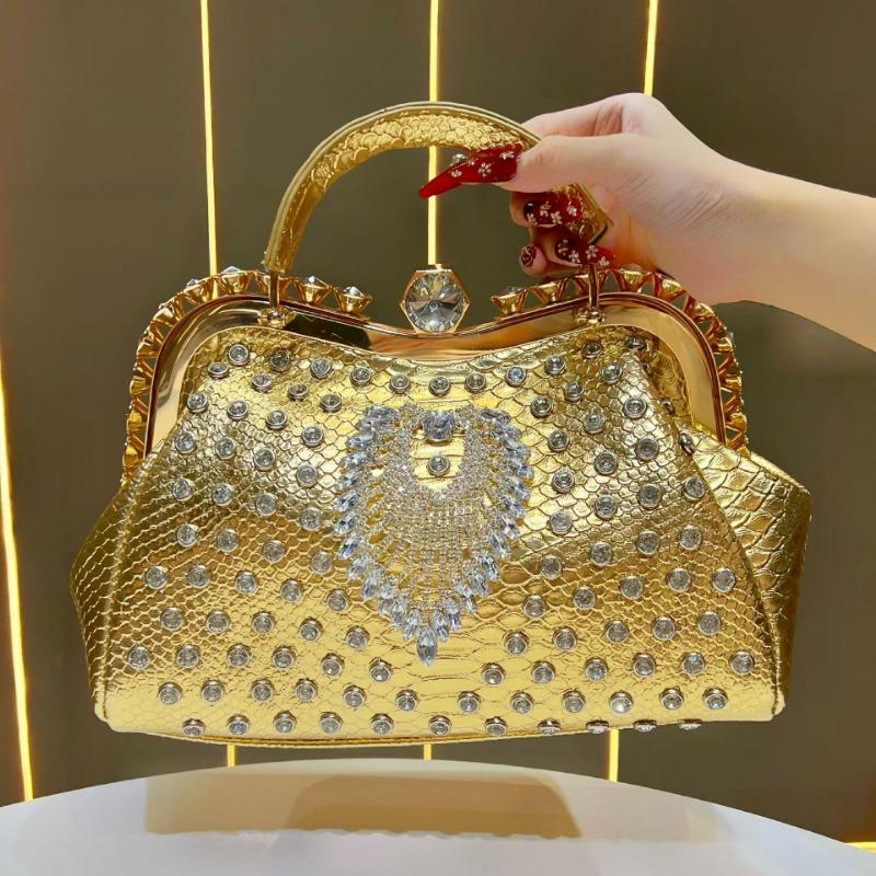 Large-capacity Women's Handbag, High-end Dress Bag, Crossbody Dinner Bag