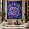Witchcraft (14) Theme Custom Tapestry Personalized Custom Name Text Wall Hanging Tapestry Home Decor Background Cloth