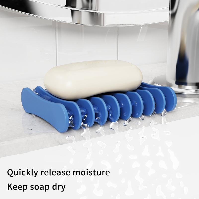 Perfect Innovative Easy To Clean Innovative Premium Silicone Silicone Self Draining Soap Dishes Compact And Soap Holder
