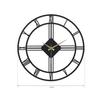 MUYIKA Roma Elegante New Collection Decor Metal Black Silent Mechanism Wall Clock 41x41cm, 50x50cm, Modern Wall Clock