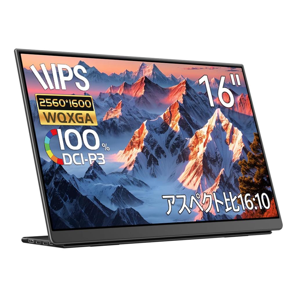 EHOMEWEI Mobile 144hz WQXGA QLED Quantum Dot Portable Matte Screen Case Manufacturer Monitor, 2.5K 16-inch 25601600 Monitor, [Windows/MacOS