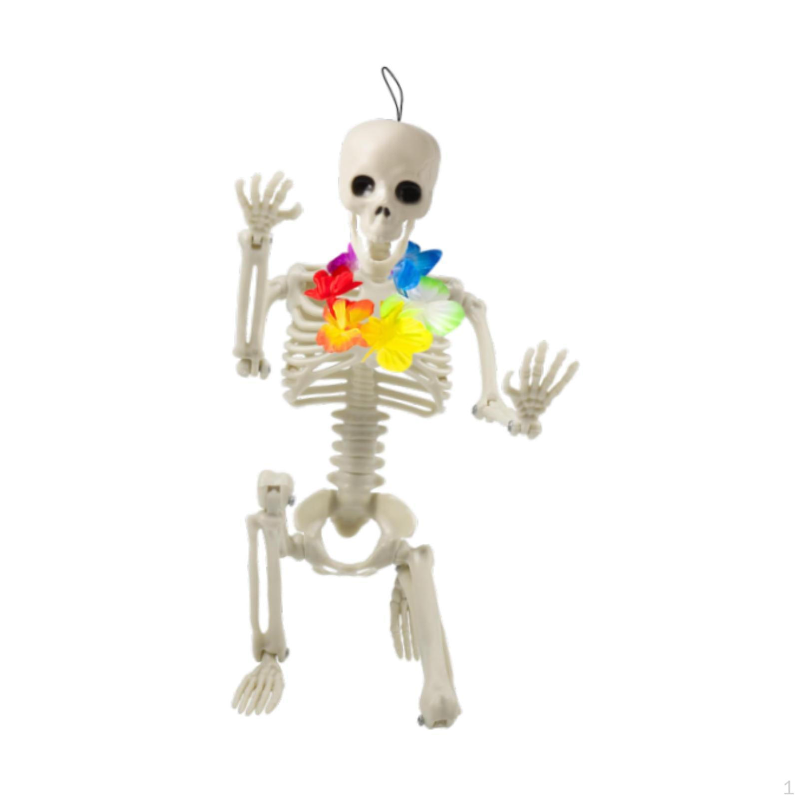 

Halloween Skeleton Decoration with Movable Joints Scene Layout Posable Full Body for