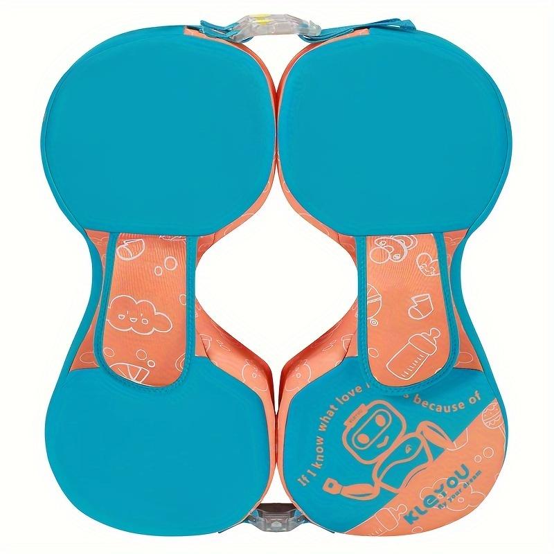 Portable Non Inflatable Baby Swimming Ring With Anti-Rollover Design - Removable And Washable, Swim Pool Floats For 0-3 Years
