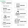 1/5 Sheets Baby Clothes Stickers Home Decor Wardrobe Sticker Decal Bedroom Mural Cabinet Classification Cartoon Stickers