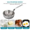304 Stainless Steel Egg Frying Pan Ergonomic Handle Turkish Coffee Maker  Baking