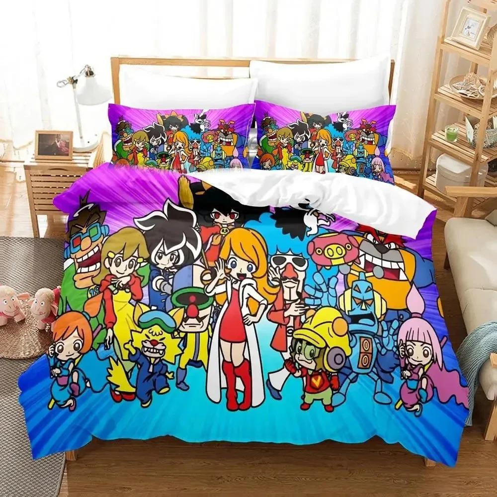 Cartoon Wario Ware Get It Together Bedding Set Duvet Cover Bed Set Quilt Cover Pillowcase Comforter King Queen Size Boys Adult
