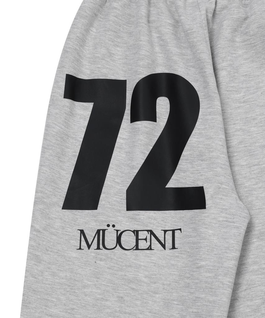 MUCENT Signature Bag 72 Lettering Wide Sweatpants Unisex (2 Colors)