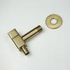 Washing Machine Faucet Tap Outdoor Garden Mop Pool Wash Faucets Bathroom Square Wall Mounted Solid Brass Sink Cold Water Tap
