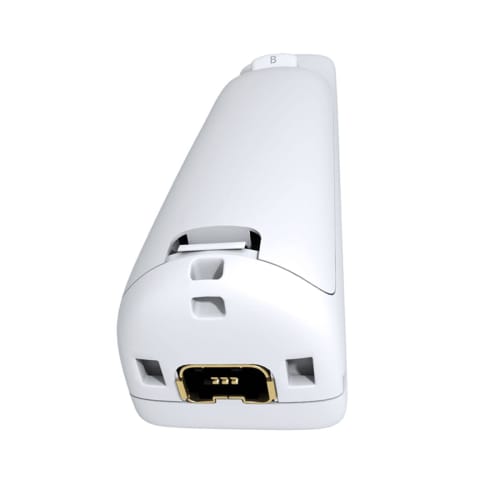 TIANHOO Wii Controller 2 Pack Wii Remote se silikonovým pouzdrem a dálkovým ovladačem na zápěstí pro Wii/Wii U White