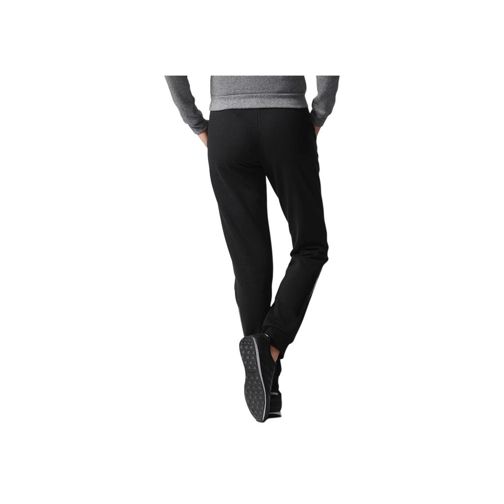 adidas Neo Graphic Casual Mid-Rise Striped Knit Sports Pants Women Pants Black BQ0686