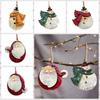 Santa Claus/Snowman Christmas Snowman Pendant Vintage Snowman Doll Pendant  Christmas Tree