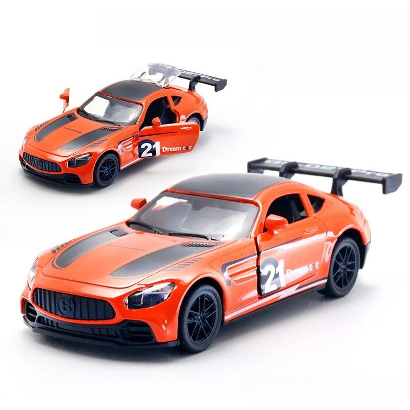 AAZN1 [Bag] 1:36 Simulation Car Model Alloy Children's Pull-back Car Toy Boy Ornament Gift Wholesale