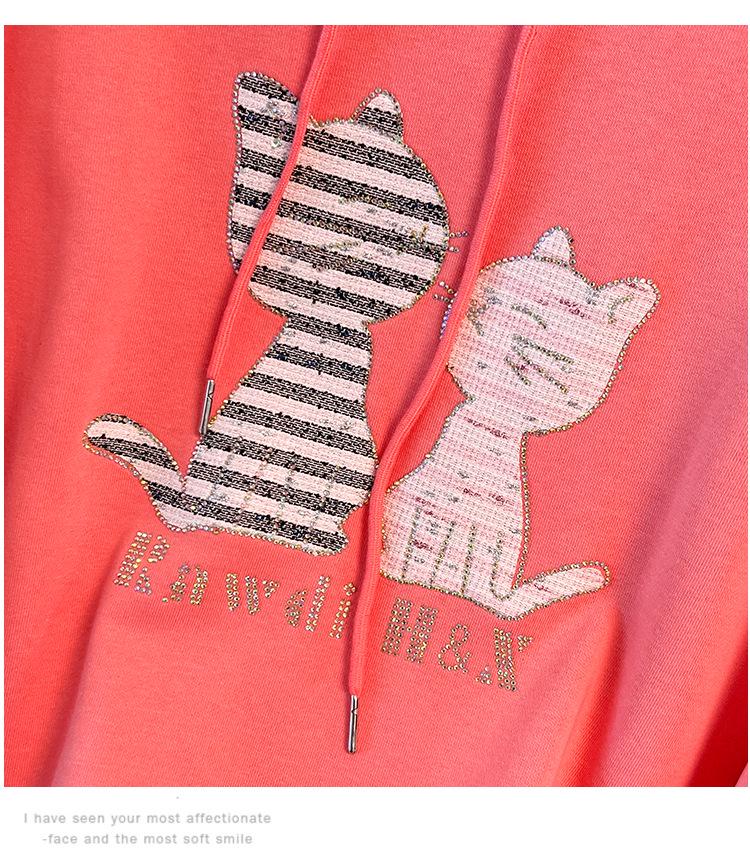 Super Fat Large Size Loose Fit Slimming Sweatshirt, Bust 150/170, Pullover Style 6028
