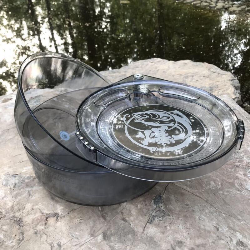 Longchan Double-Layer Magnetic Fishing Bait Basin Set 25cm Diameter