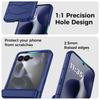 For Motorola Razr 60 Ultra Case with Hinge Protection, Built-in Screen Protector Shockproof All-Inclusive Phone Cover-Blue
