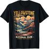 Yellowstone Nationalpark Vintage Wander-T-Shirt