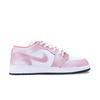 Jordan Air Jordan 1 Pink Dreamy Low Top Vintage Basketball Shoes Unisex Gold Powder 553560-025(Team836-)