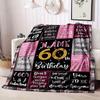 60Th Birthday Customize Your Name Blanket Warm Comfortable And Soft Blankets Are Suitable For Home Chairs Office Sofas Sofas Office Camping And Gifts