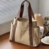 Large Capacity Tote Canvas Bag for Work Outgoing High Appearance Commuting Versatile Art Student Clothing Book Shoulder Bag Bag