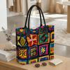  Bohemian Embroidered Tote Bag Large Capacity Casual Shoulder Bag for Daily Use