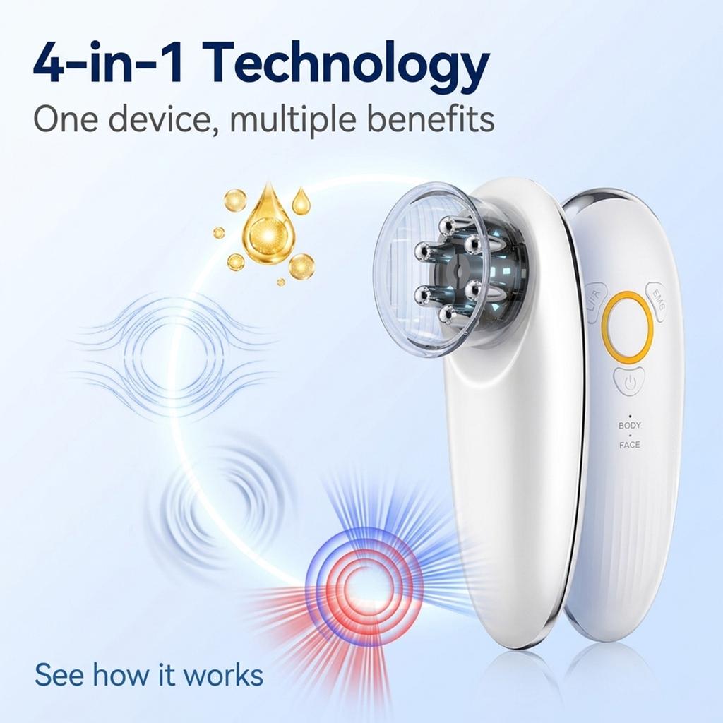 Face Body Sculpting Machine Rechargeable Beauty Equipment For Body Shaping, A Mass Massage Tool