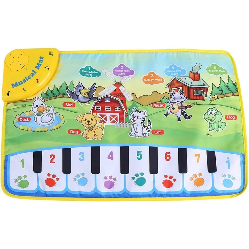 Multifunctional Floor Keyboard Dance Mat Early Education Electronic Musical Toys  Baby