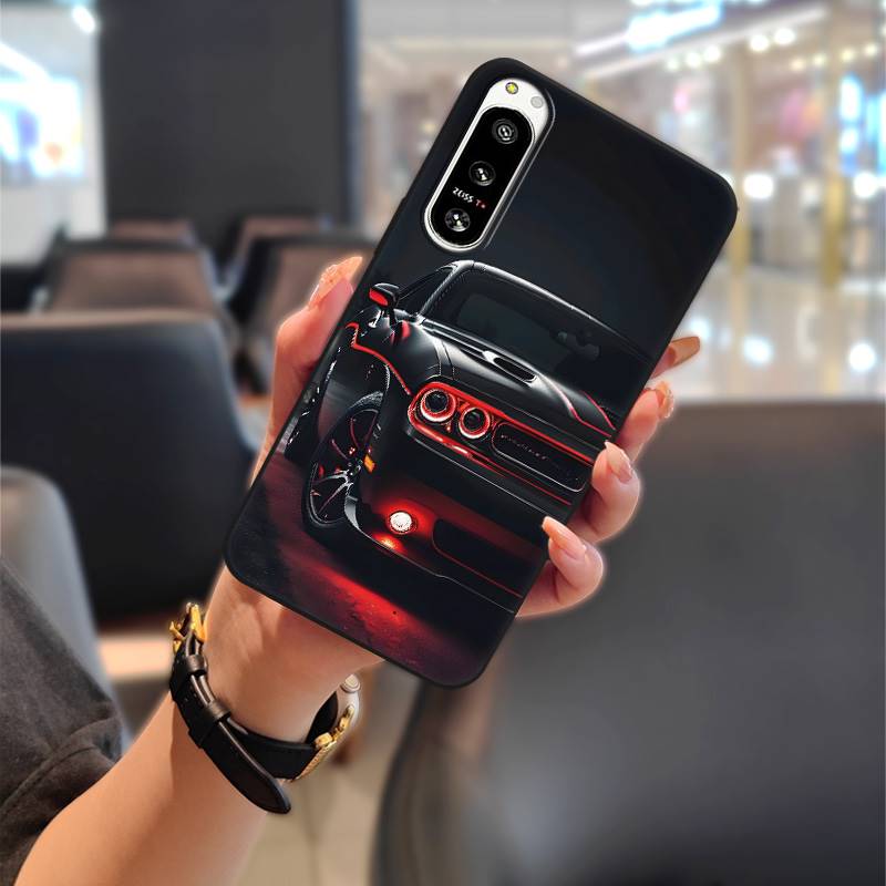 Back Cover Graffiti Phone Case For Sony Xperia5 IV Soft case Durable TPU Anti-knock Phone Pouch Fashion Design Full wrap